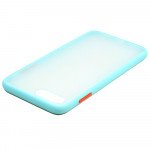 Wholesale iPhone SE 2020 / 8 / 7 / 6S / 6 Slim Matte Hybrid Bumper Case (Clear Light Blue)